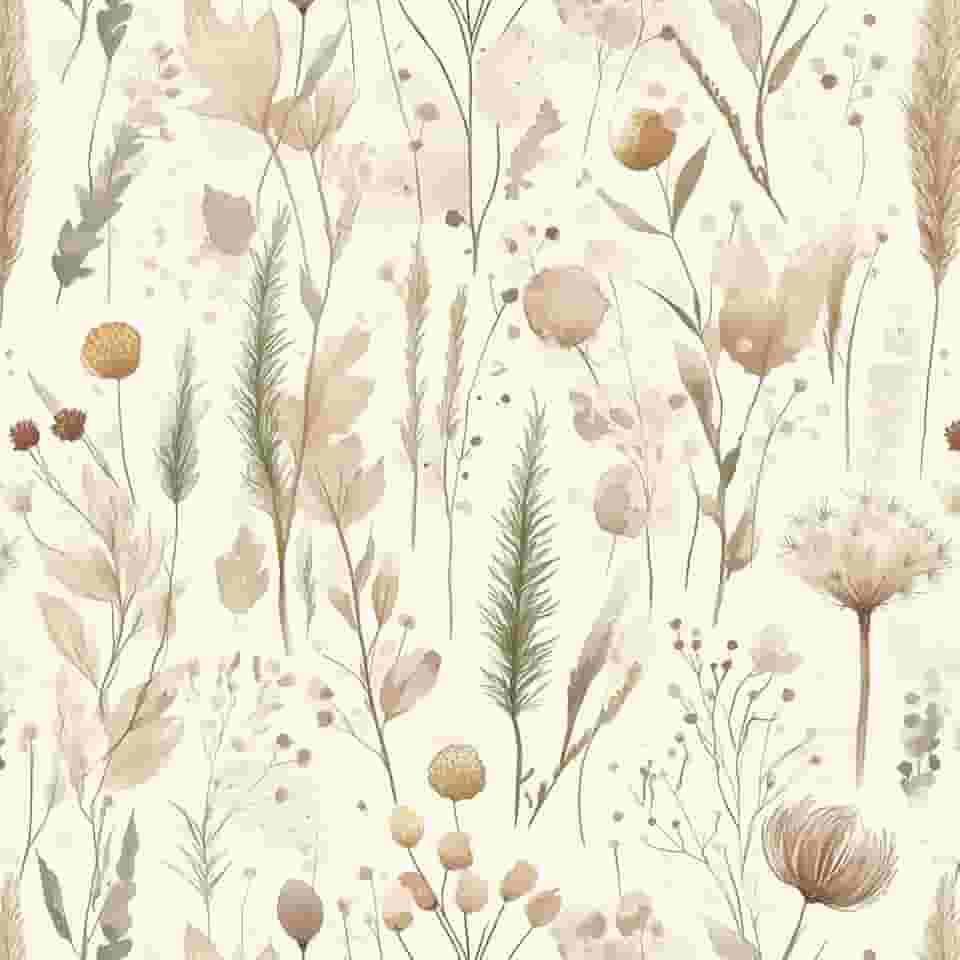 Papel de Parede Floral para Quarto, Sala e Cozinha – Vinílico Adesivo Impermeável, Fácil Aplicação, Decoração de Interior, Estampa Romântica e Elegante (Floral 1004)