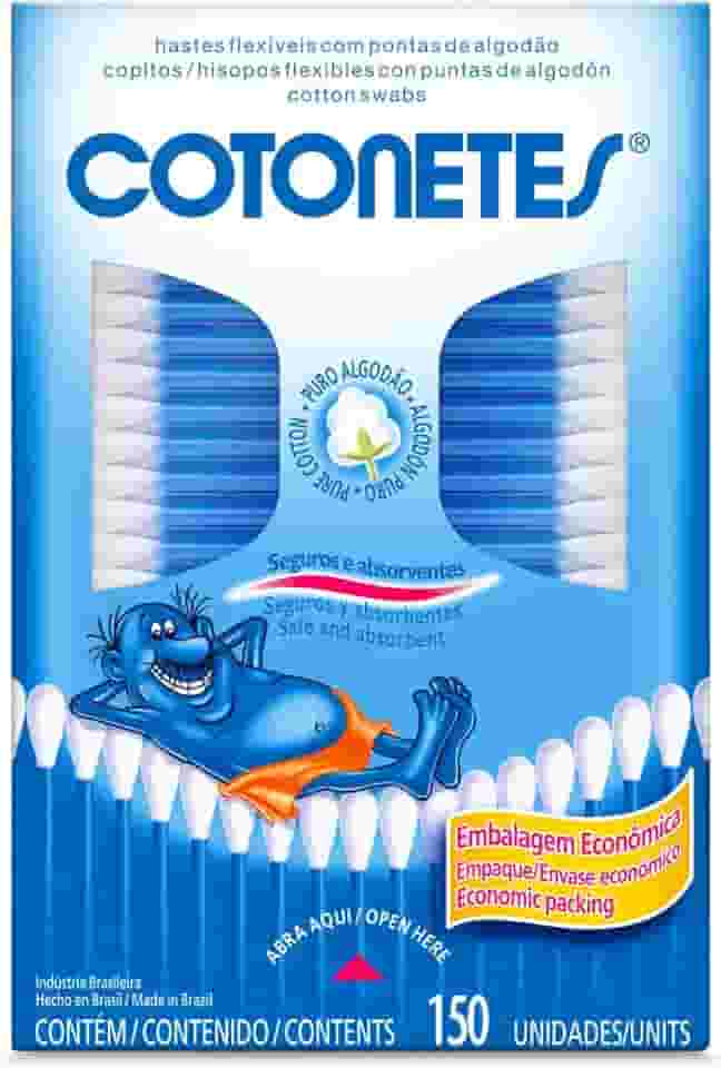 Cotonetes Hastes Flexíveis,150un