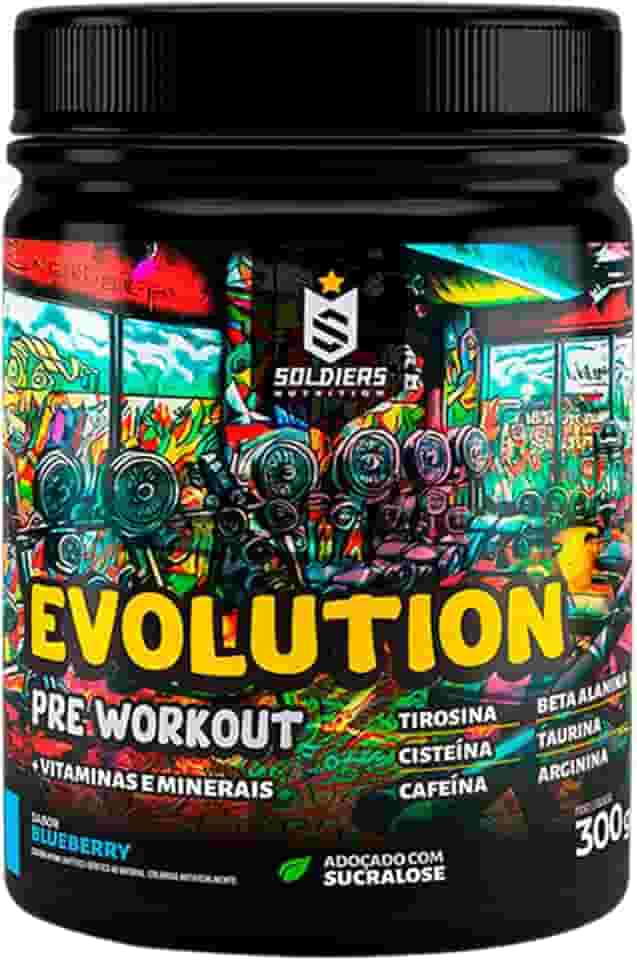 Soldiers Nutrition - Pré-Treino Evolution Pré Workout 300g - (Blueberry)