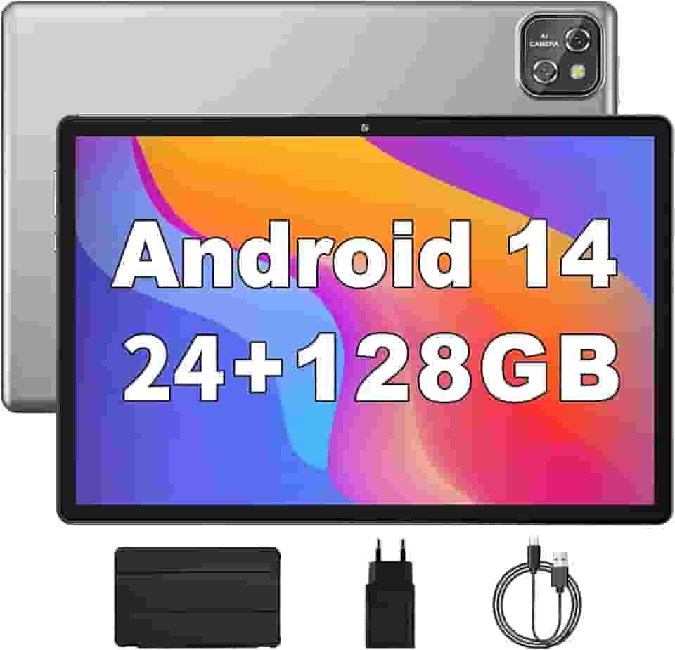 MARVUE Pad M13 Tablet, Android 14, tablet 10,1 polegadas, Com Caixa, 24GB de RAM, tablet 128GB, Expansível até 1TB, Processador Octa-Core,GMS,Wi-Fi, Câmera Traseira de 12MP,Câmera Frontal de 5MP