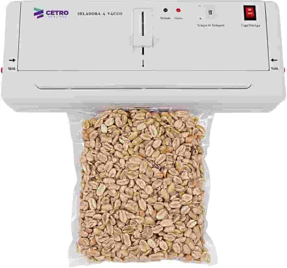 Seladora a Vácuo Doméstica CPVS D Compacta, Uso Fácil e Ajuste de Selagem Até 280mm - 220V