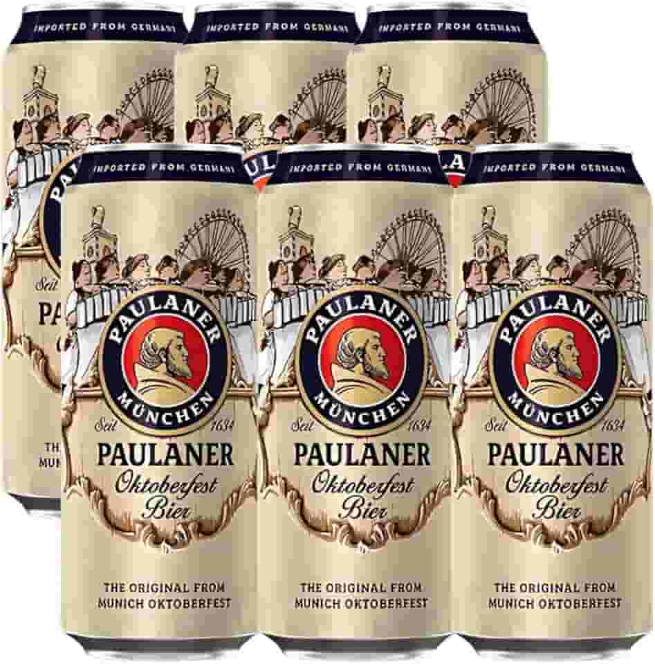 Kit 6 Cervejas Paulaner Edição Especial Oktober Bier 500ml