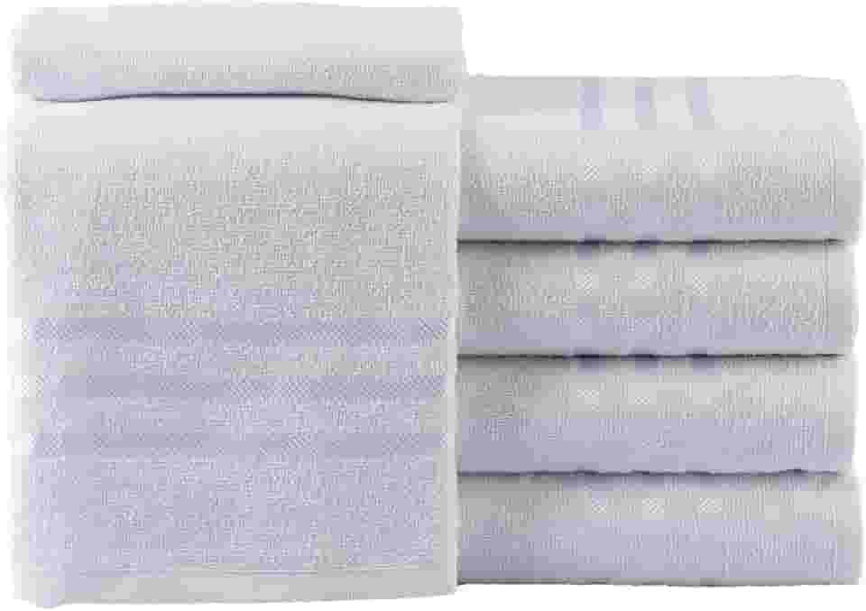 Kit de 10 Toalhas de Rosto Para Salão de Beleza Algodão, Branca e Preta Absorvente Secagem Rápida (branca)