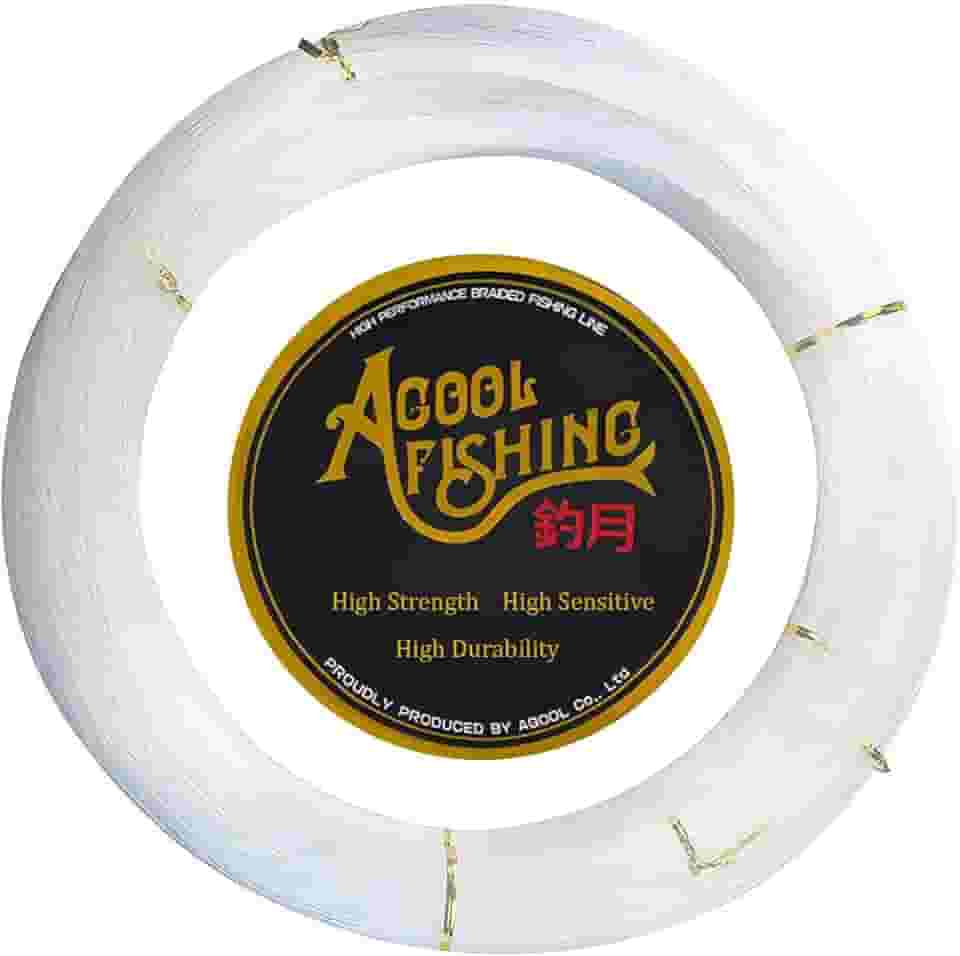 Linha de pesca monofilamento transparente super potência sem memória nylon mono linha líder de pesca linha de arremesso forte e resistente à abrasão em água doce e salgada 500 m / 547 jardas