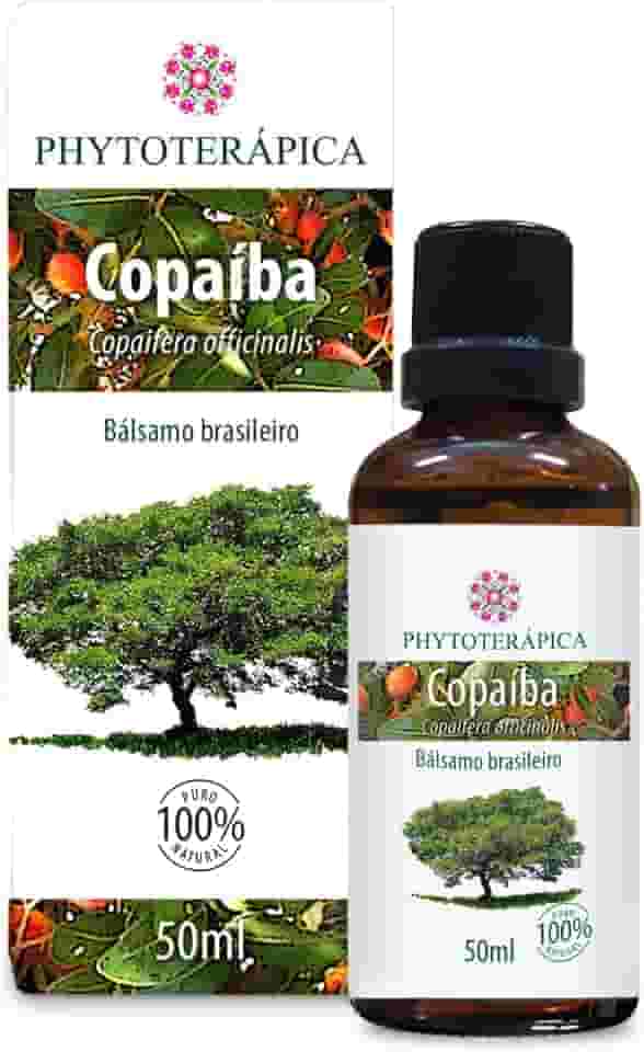 PHYTOTERAPICA - Óleo Vegetal de Copaíba Bálsamo - Aromaterapia - Pele e Cabelo - Excelente na prevenção do envelhecimento precoce e auxilia em problemas do couro cabeludo - 100% Puro e Natural - 50ml