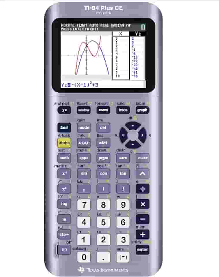 TI-84 Plus CE Python Enhanced Graphing Plus Software, Íris/Roxo
