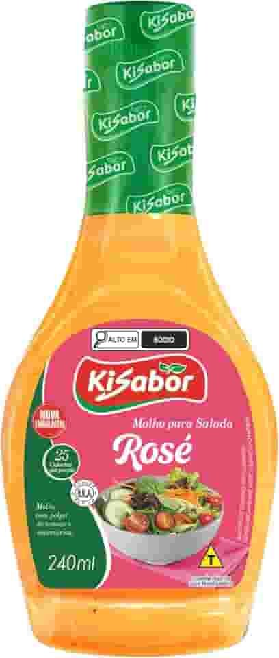 Molho para Salada, Sabor Rose, Kisabor, 240 Gramas
