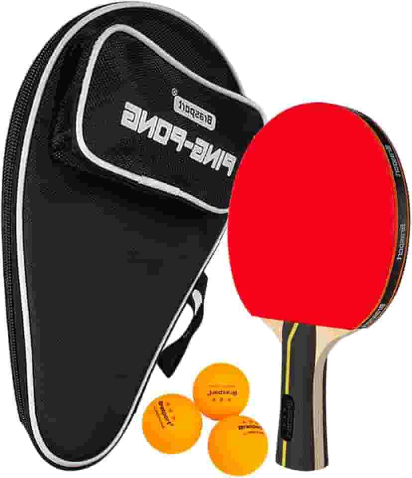 Raquete De Ping Pong Tênis De Mesa Profissional Com Raqueteira