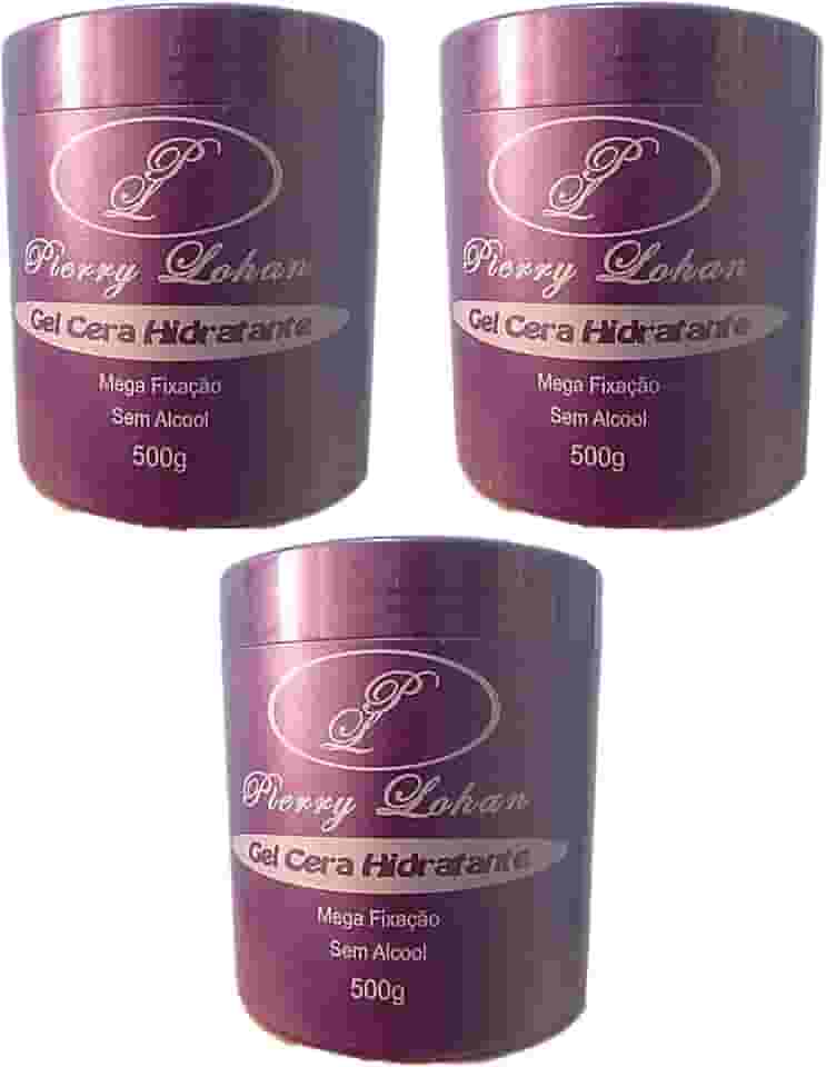 3 x Gel Cera Pierry Lohan 500g - Gel para Penteados
