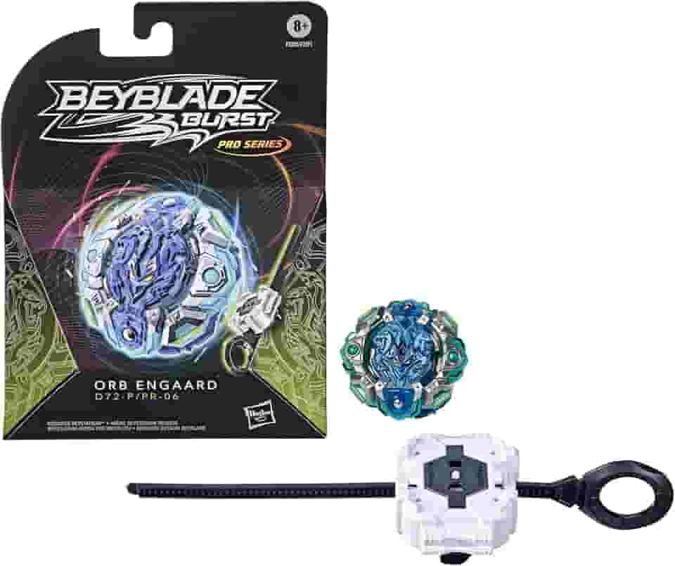Jogo Pião Beyblade Burst Pro Series Orb Engaard - Kit Inicial - Pião de batalha tipo defesa e lançador - F2333 - Hasbro