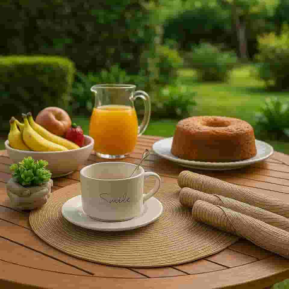 Kit Jogo Americano 6 Unidades Redondo 38cm Mesa Posta Elegante Souplast Jantar Cozinha (CAPUCCINO 6 unid)