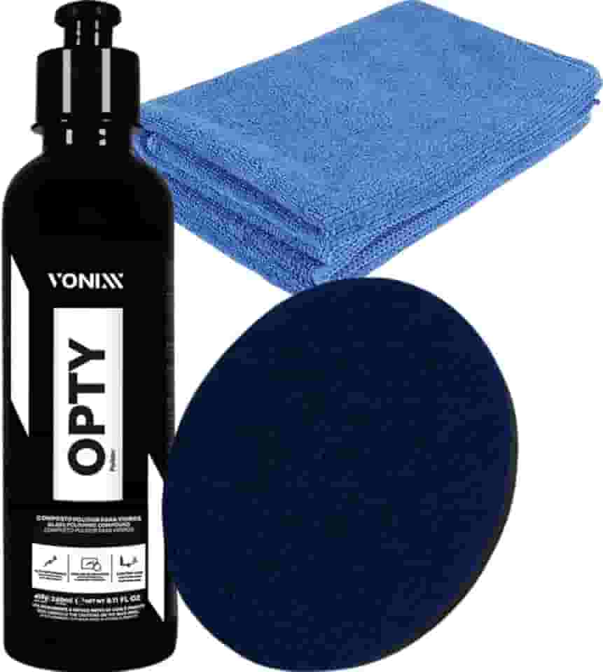 Opty Polidor De Vidros Tira Riscos Boina Carpete E Pano Js