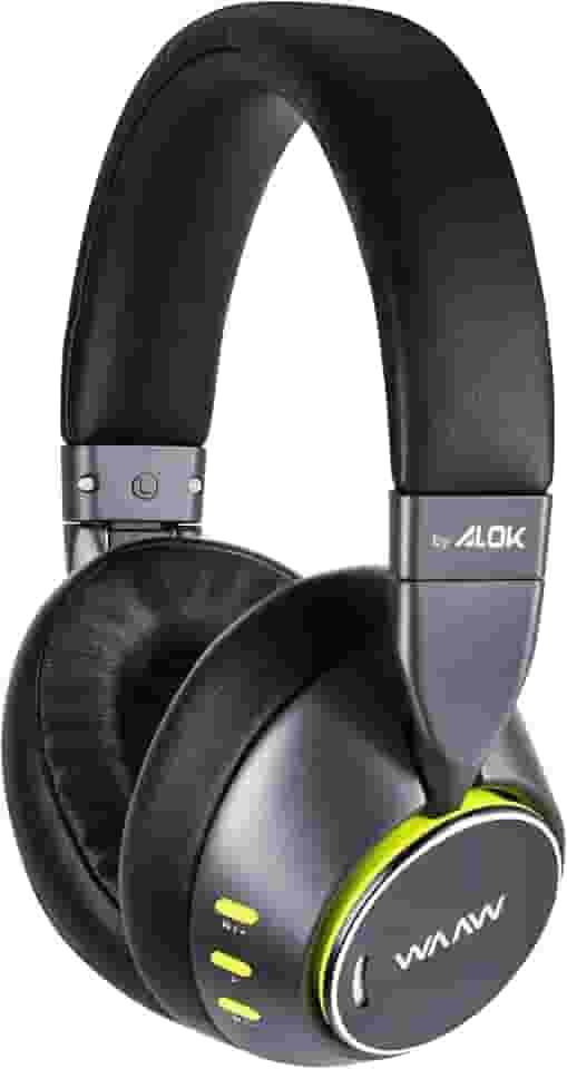 WAAW by ALOK Fone de Ouvido SENSE 210 Bluetooth Over Ear com Conectividade P2 e Bateria de Até 40 Horas