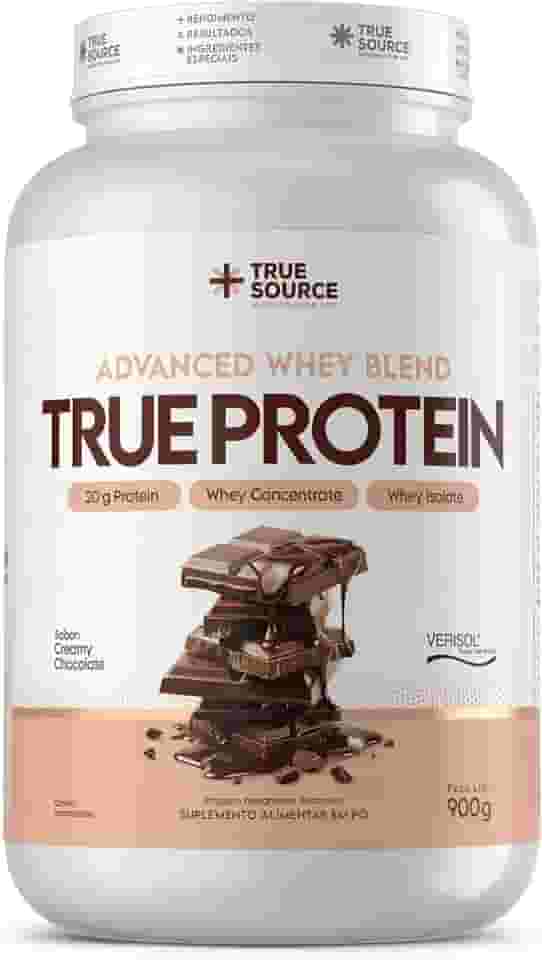True Protein 900 g – True Source | Blend Avançado com Whey, Colágeno e VERISOL® | Alta Performance & Nutrição (900g, Creamy Chocolate)