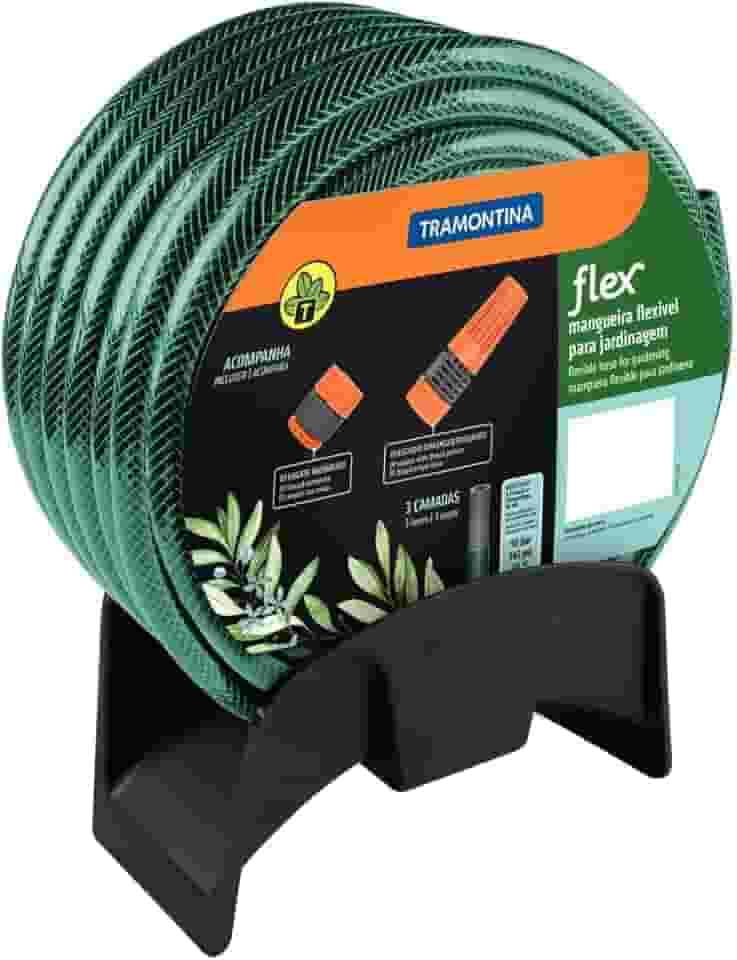 Mangueira para Jardim 20 Metros com Esguicho e Suporte TRAMONTINA