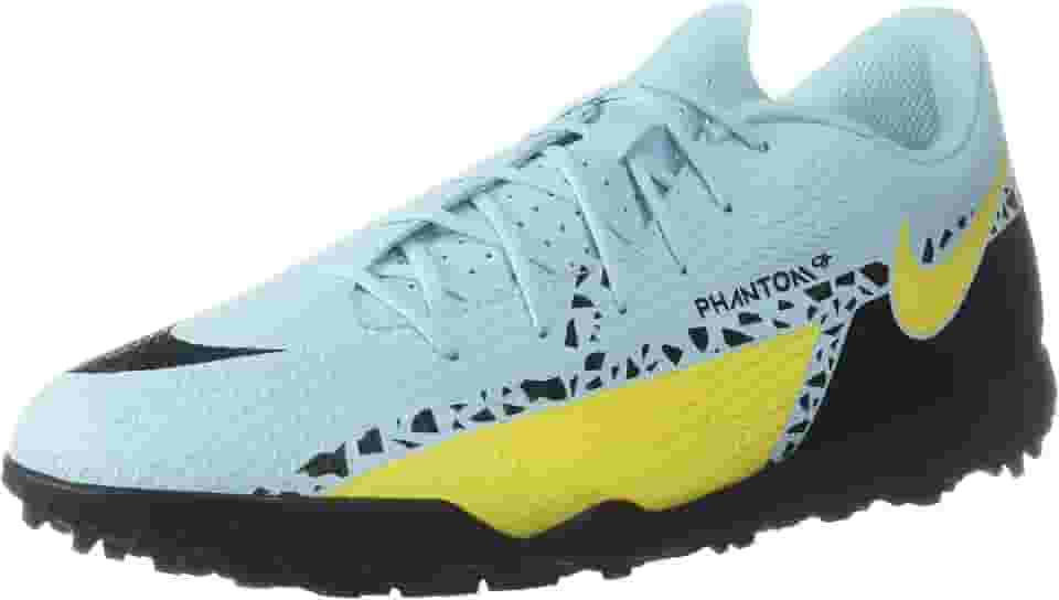 Chuteira Society Nike Phantom GT2 Club TF Verde e Amarelo Masculino 43