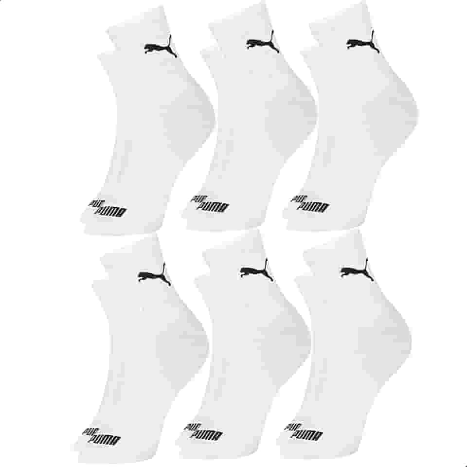 Kit 6 Pares Meia Puma Cano Médio Alto Academia Esportiva