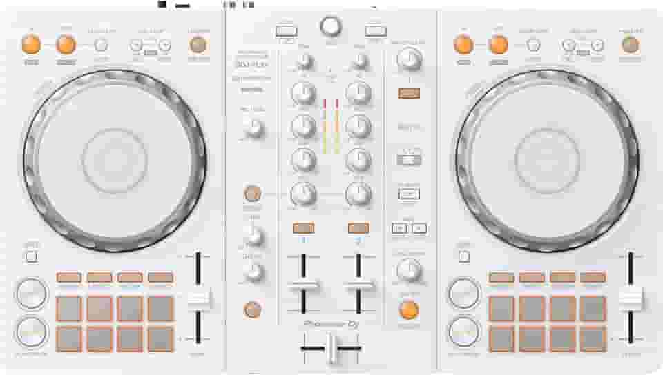 Pioneer DJ Controlador de DJ DDJ-FLX4-W 2ch com vários aplicativos