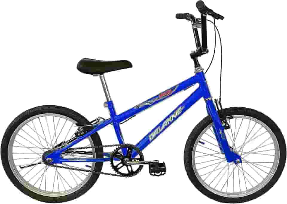Bicicleta Infantil BMX Aro 20 Freestylles Boy Azul com guidão Cross - Dalannio Bike