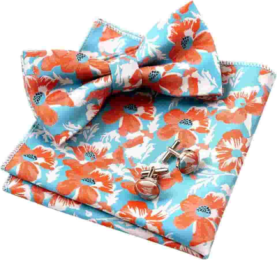 Gravata borboleta masculina clássica ajustável pré-amarrada