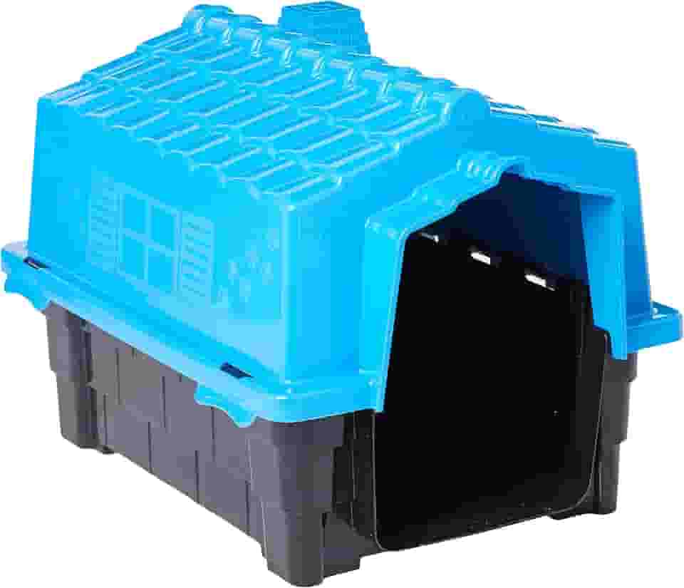 Casa Eco Colors Dog House Evolution Nº1 Azul Pet Injet para Cães