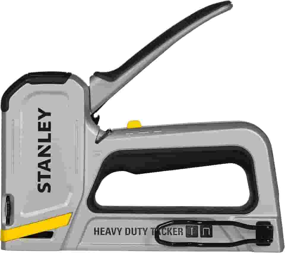 STANLEY Grampeador Pinador Manual 2 em 1, Aplicações Profissionais Diversas, Corpo de Alumínio e Cabo Soft Grip, Modelo STHT70250