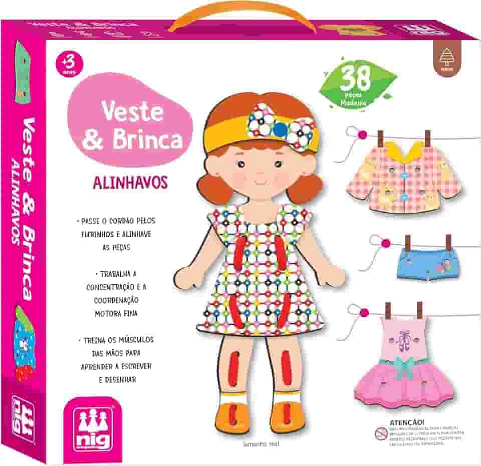 Alinhavo Veste E Brinca Madeir