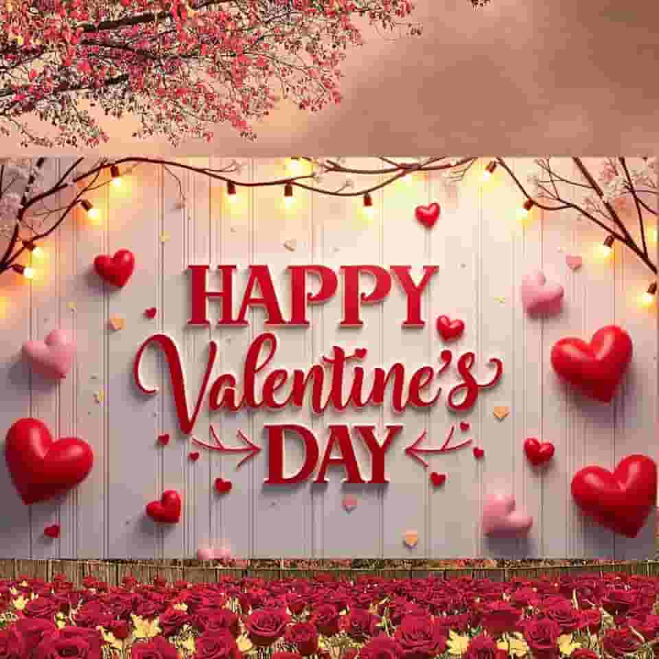 Dia dos Namorados romântico amor celebração tema coração romântico decoração exibição caixa de presente banner feliz dia dos namorados para dar de presente ocasião casal celebração