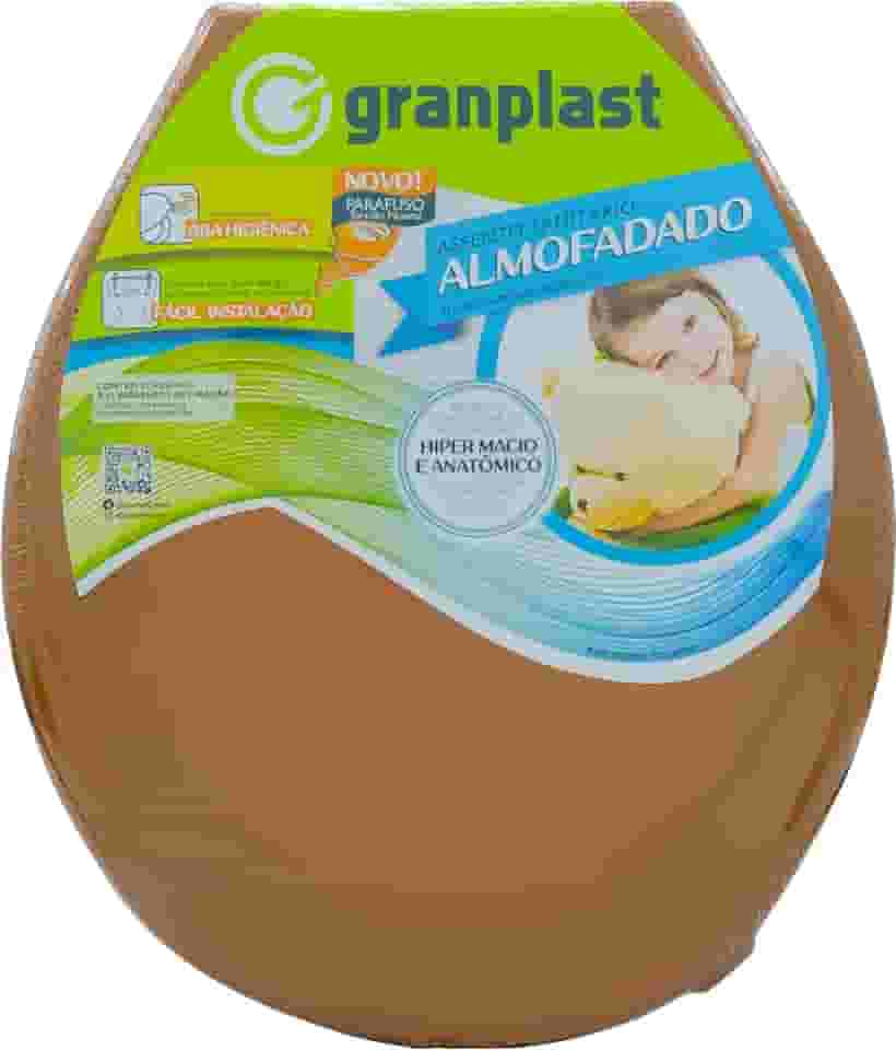 Assento Sanitario Almofadado Caramelo