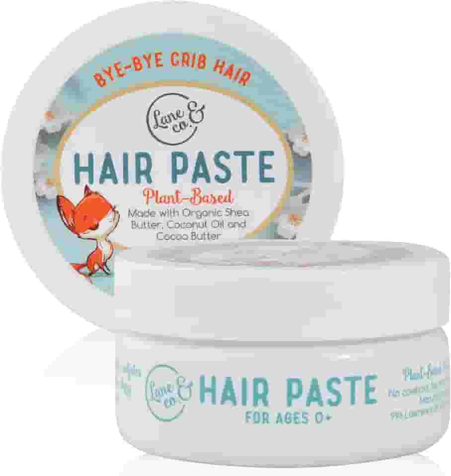 LANE & CO. Hair Paste - Plant-Based Styling Gel for Babies, Toddlers, Kids - Natural & Organic Formula, Safe & Non-Sticky, Tame Bed Head & Flyaway Hair, 2oz