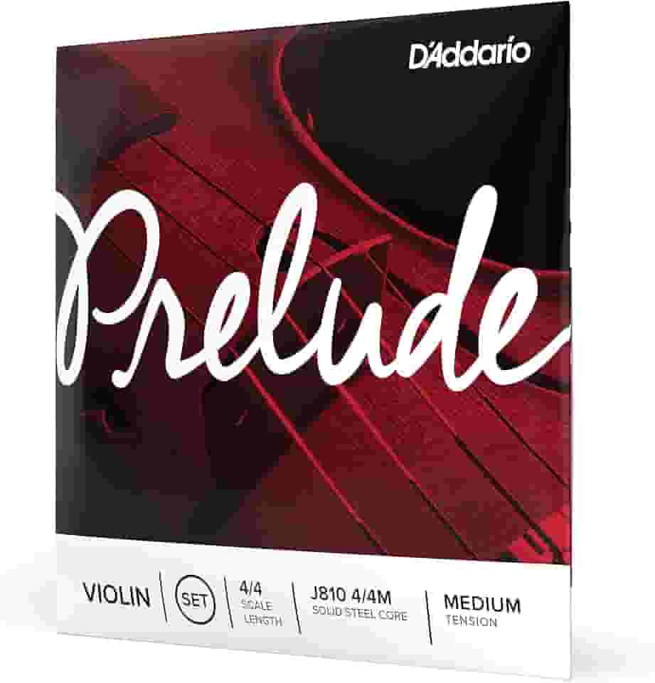 Encordoamento Para Violino Tensão Média D'Addario Bowed Prelude J810 4/4M