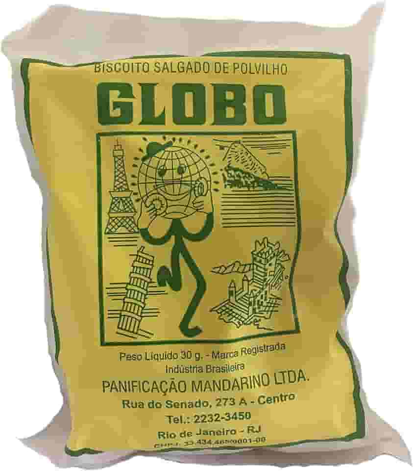 Biscoito de polvilho salgado Globo 30g