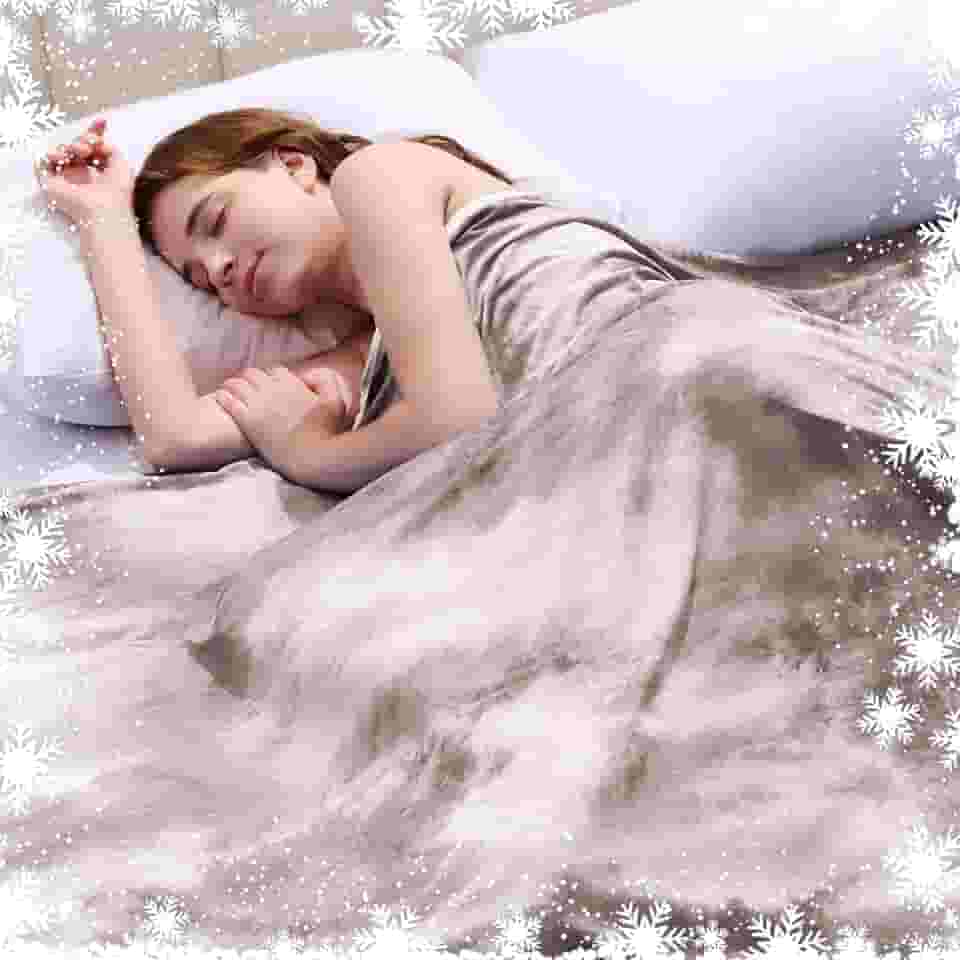 Topcee Cobertor refrescante para suores noturnos tingidos decorativos, absorve o calor para se manter fresco em noites quentes, Q-Max 0,5 cobertores refrescantes para pessoas que dormem quentes