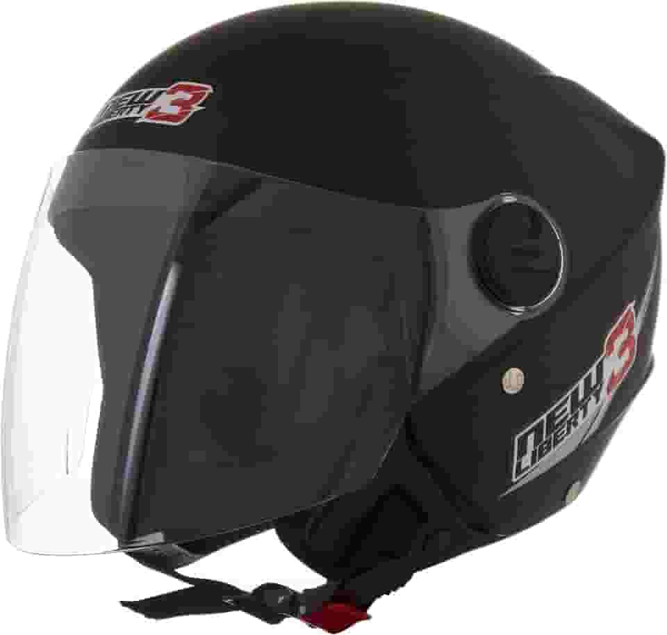 CAPACETE ABERTO PRO TORK NEW LIBERTY 3 SOLID PRETO FOSCO TAM. 58