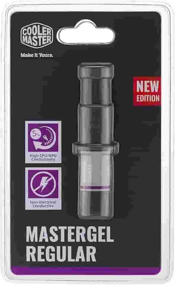 Pasta Térmica Cooler Master MasterGel Regular, 4g, 1.5ml, Cinza, 5 W/m-K