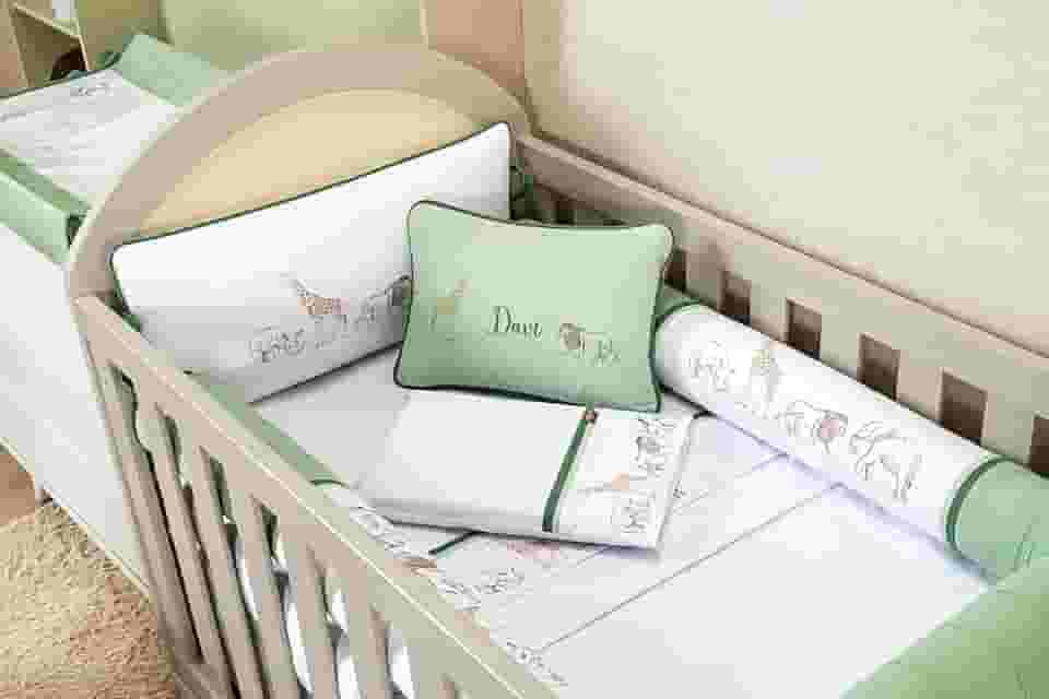 Kit Berço 07 Peças Selva