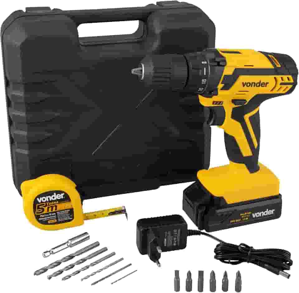 Parafusadeira e Furadeira Vonder 12 V