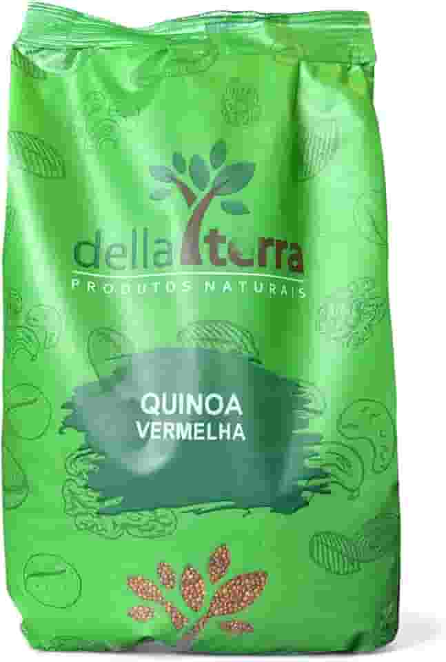 Quinoa Quinua em Grãos Vermelha 1Kg Della Terra