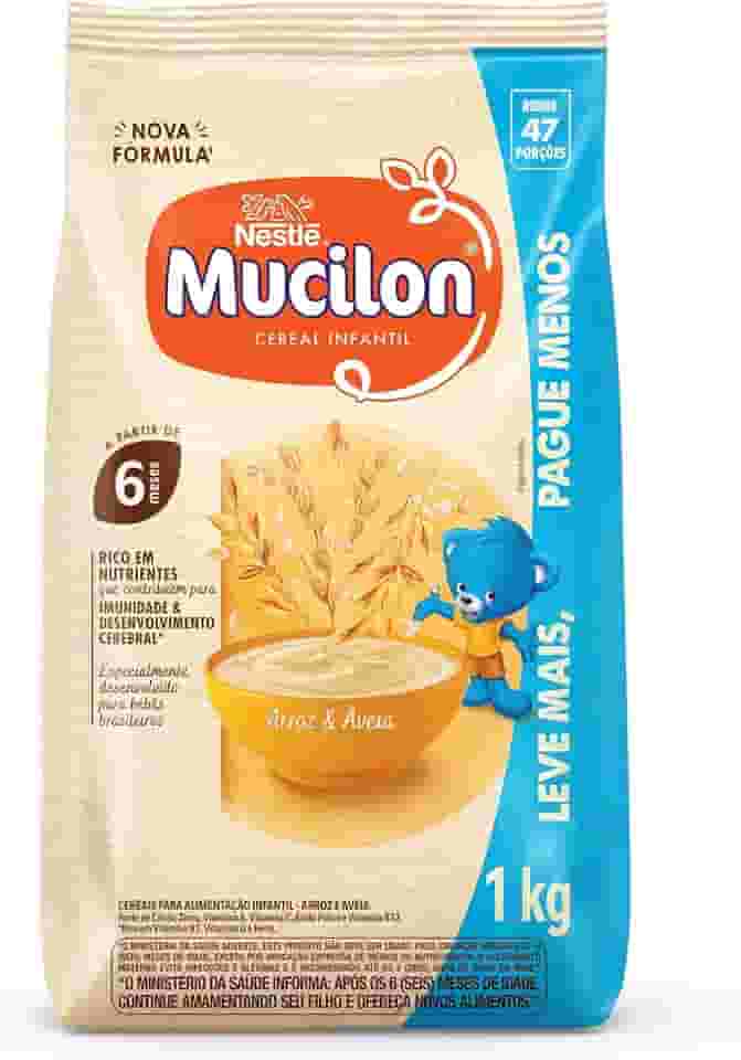 Cereal Infantil Mucilon Arroz e Aveia, 1kg
