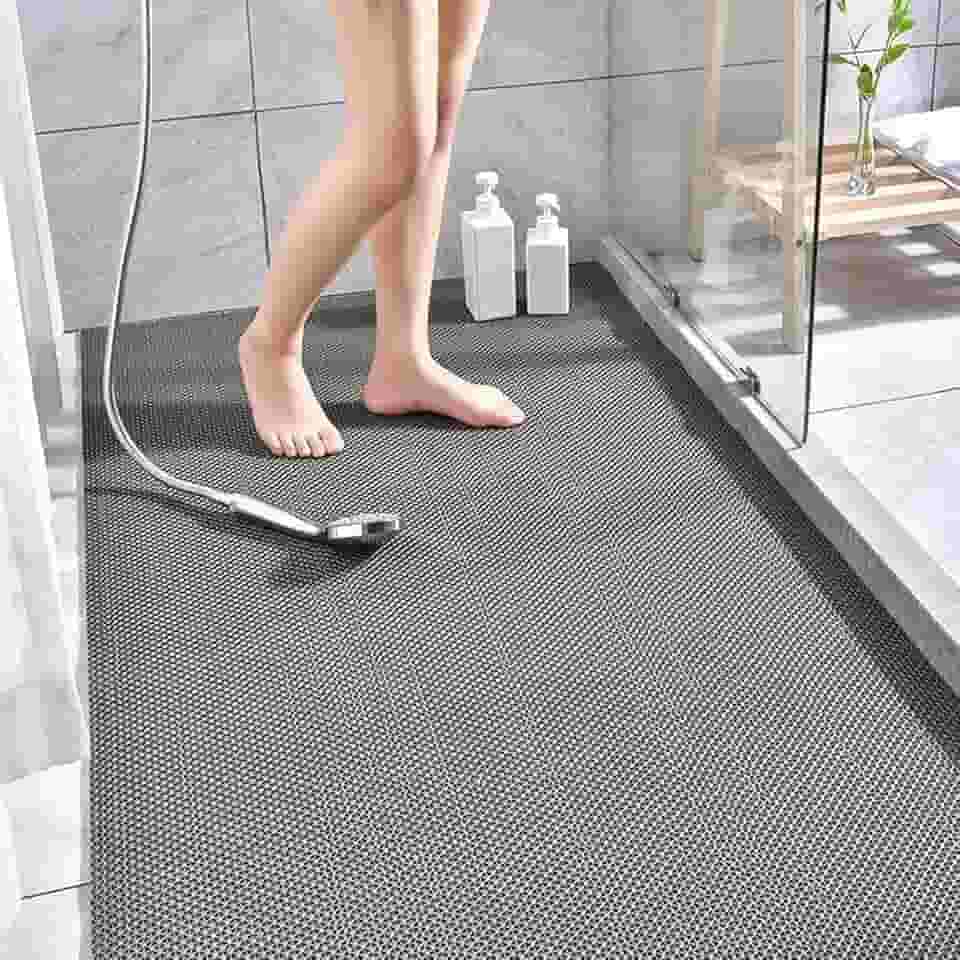 BEMMY Tapete De Drenagem Antiderrapante 0.8 * 1.2M, Tapete Antiderrapante de PVC Para Box Banheiro Pisicna e Piscina
