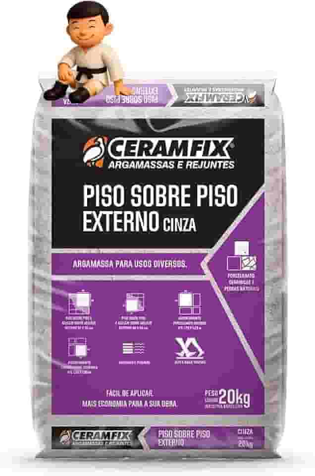 Argamassa Piso sobre Piso Externa Cinza 20Kg