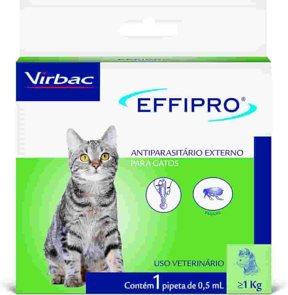 Virbac Effipro Antipulgas e Carrapatos para Gatos com 1 Pipeta