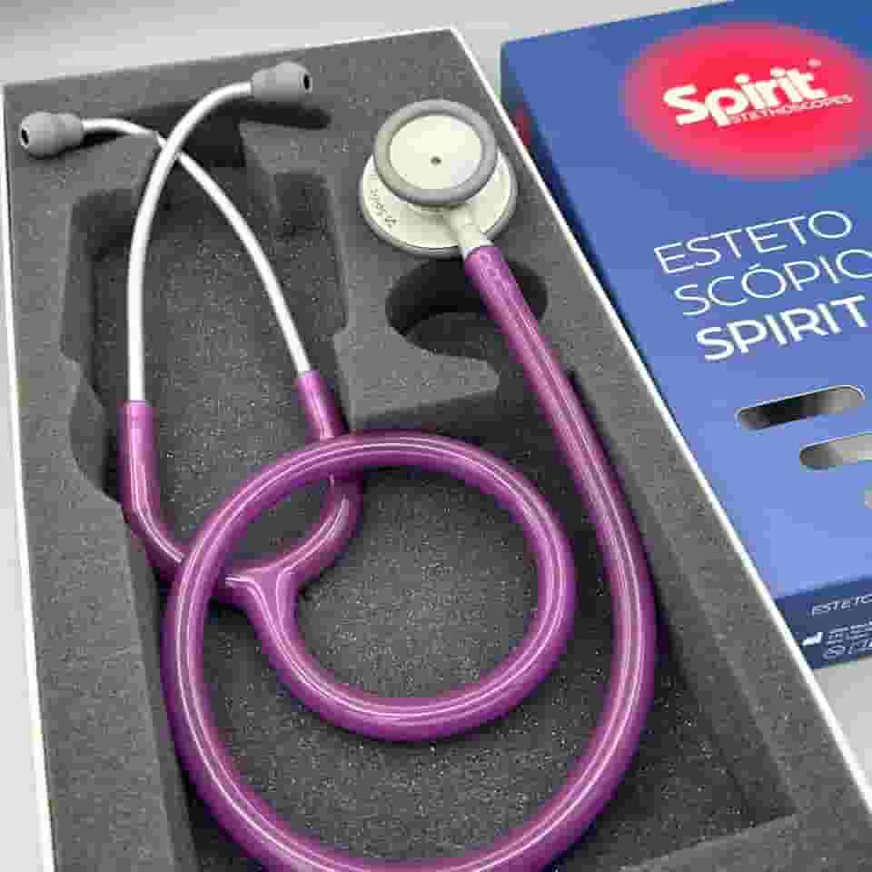 Estetoscópio Spirit MD Pro-Lite Adulto Violeta Lilás
