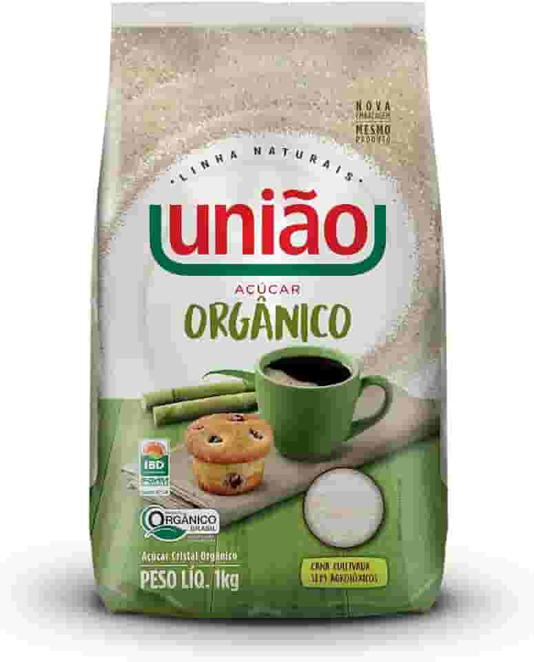 Açúcar Cristal Orgânico União Pct 1kg
