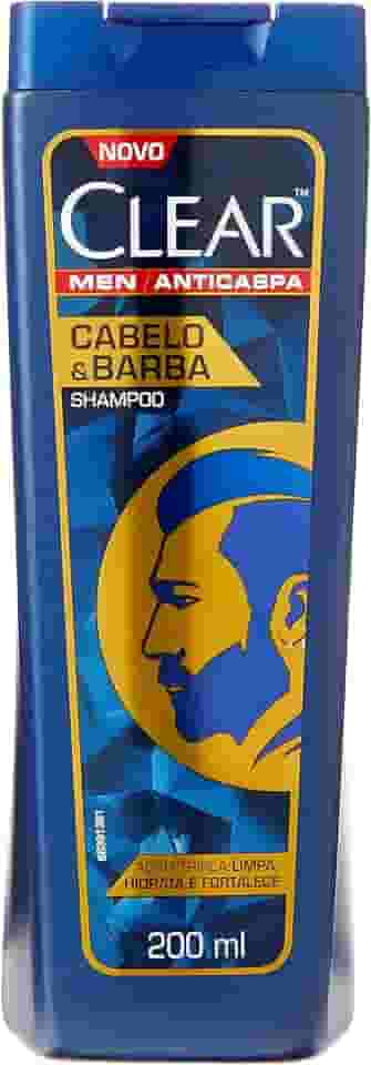 Clear Shampoo Men Cabelo E Barba 200Ml