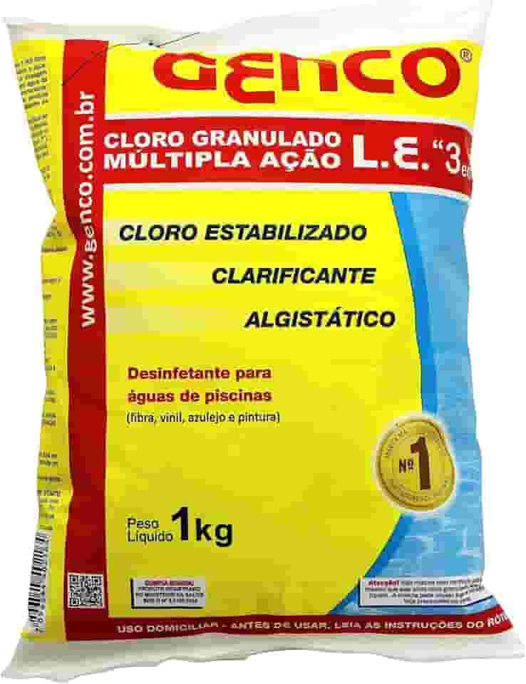 GENCO L. E. CLORO GRAN. 1kg MULTIPLA ACAO