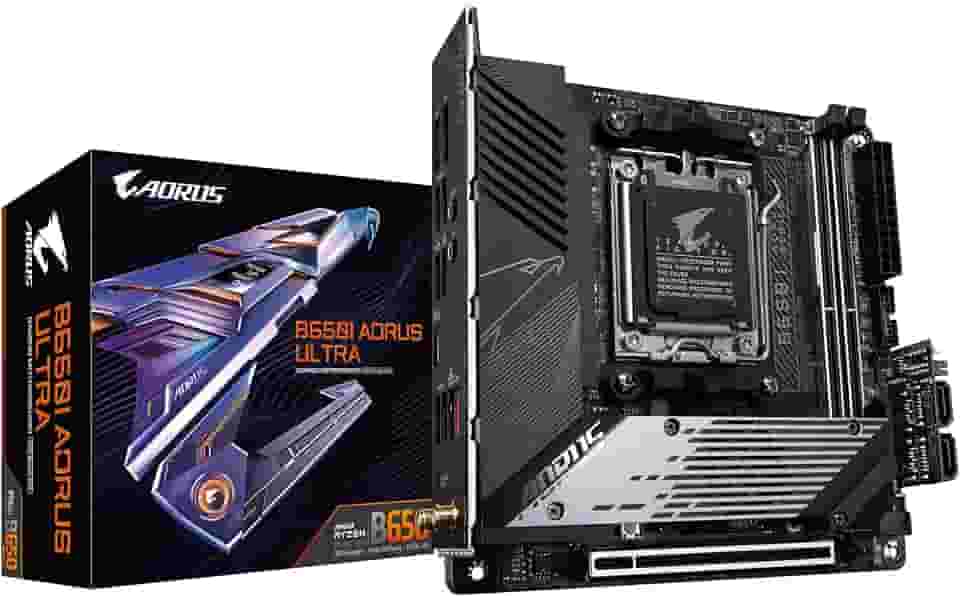 Placa Mãe Gigabyte B650I AORUS ULTRA WIFI (AM5/2xDDR5/HDMI/DP/USB 3.2/M.2)