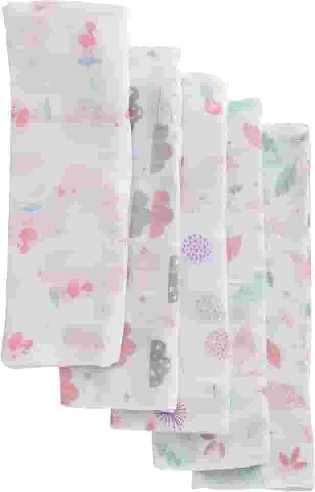 Papi Textil Fralda Papi Luxo C/ Bainha Estampada 70Cm X 67Cm Contem 05 Unidades