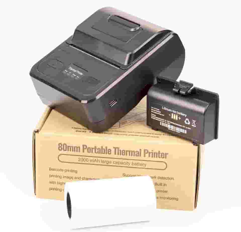 Mini Impressora Portatil Bluetooth Térmica 80mm Android