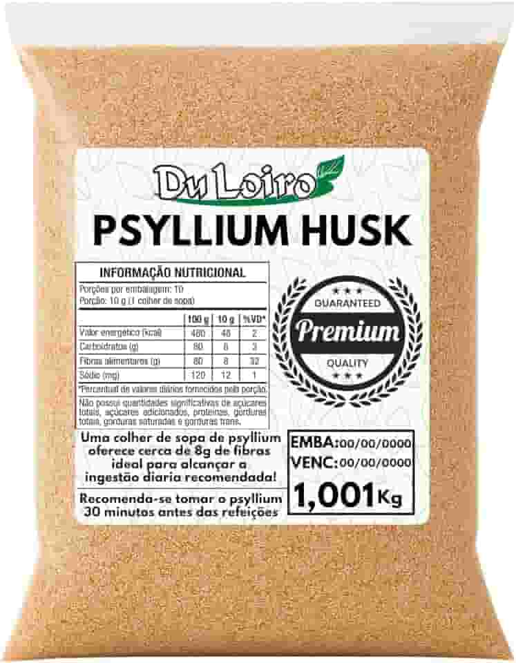 PSYLLIUM HUSK FIBRA (100% NATURAL) 1Kg - PSILLIUM